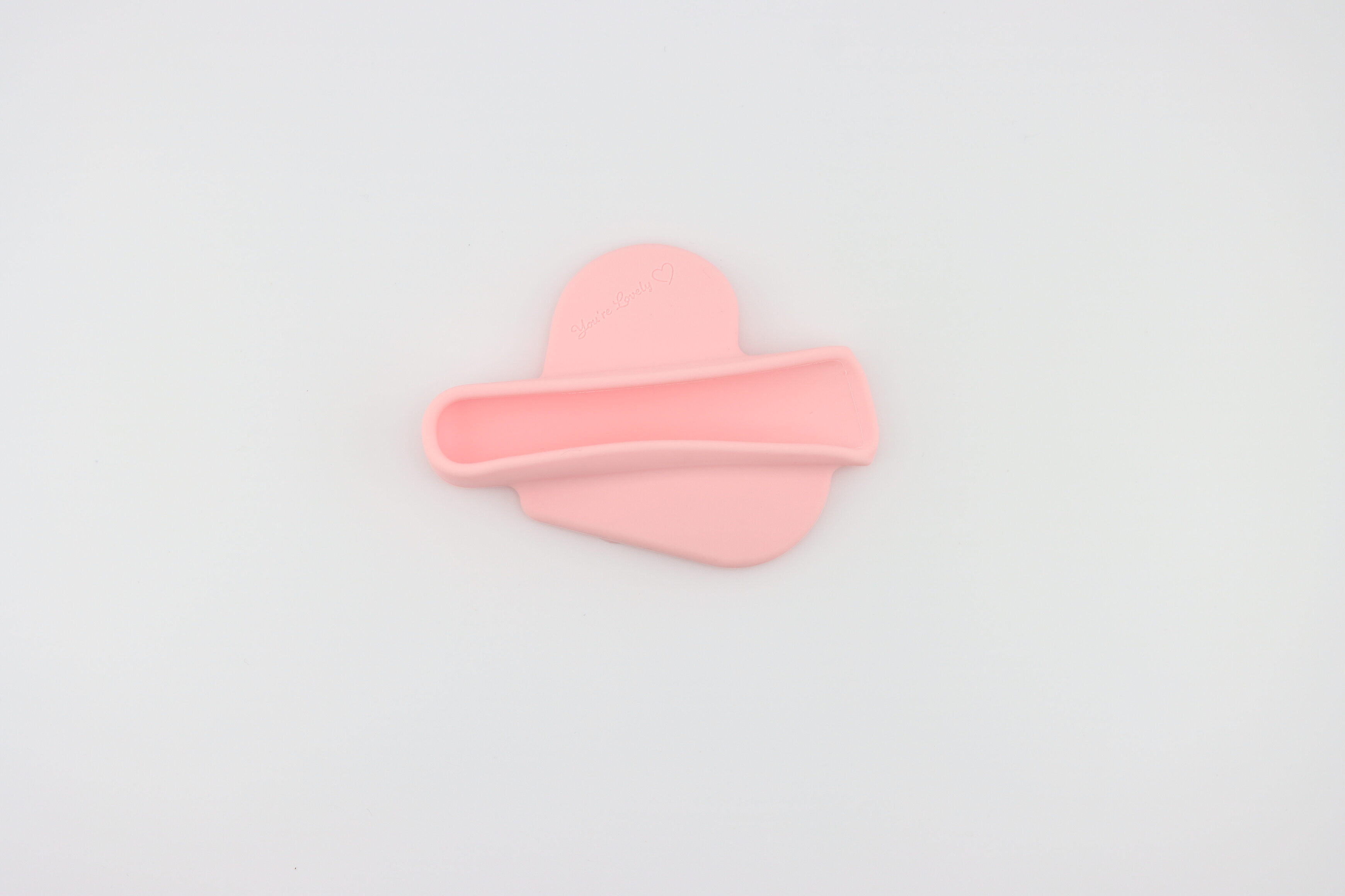 Lip Gloss Heart Phone Case (Light Pink)
