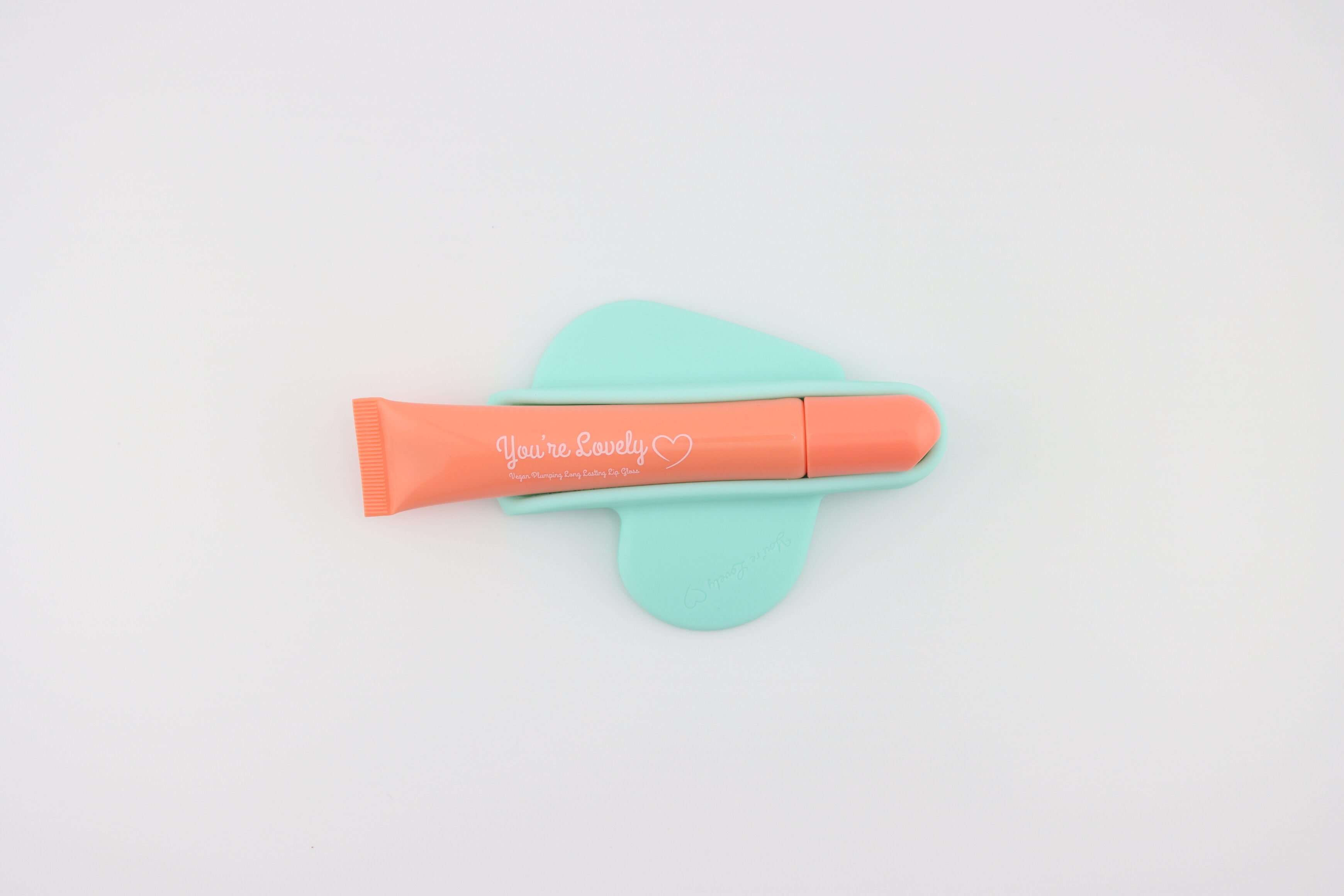 Lip Gloss Heart Phone Case (Turquoise)
