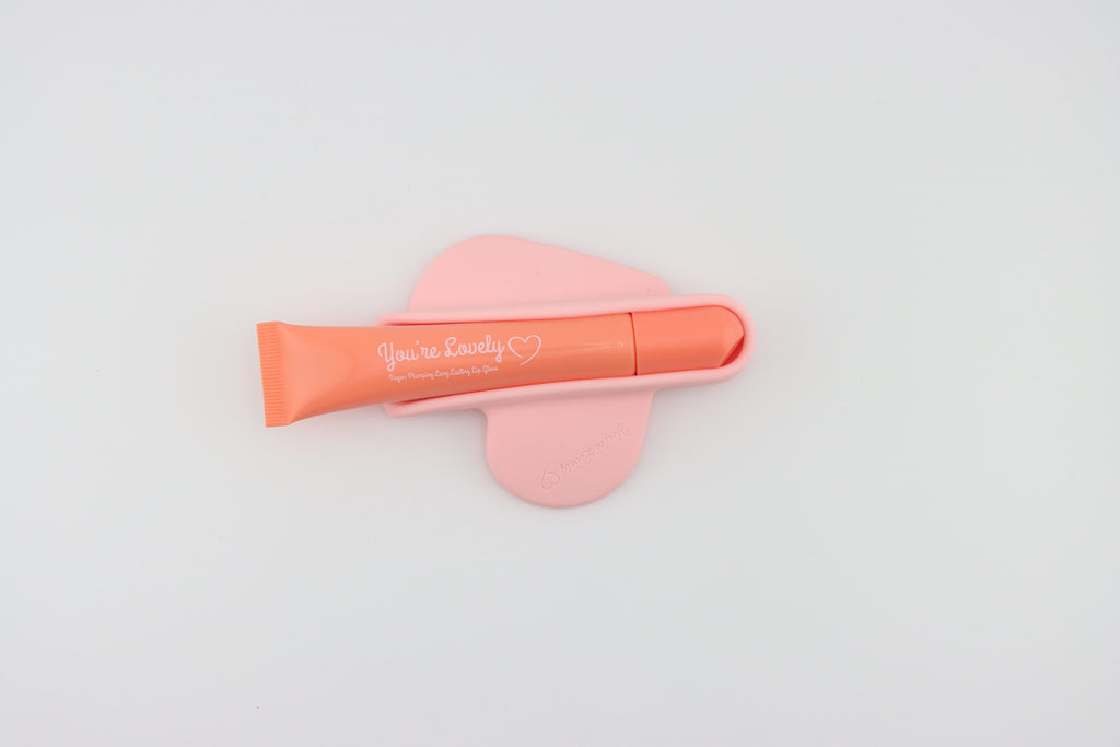 Lip Gloss Heart Phone Case (Light Pink)