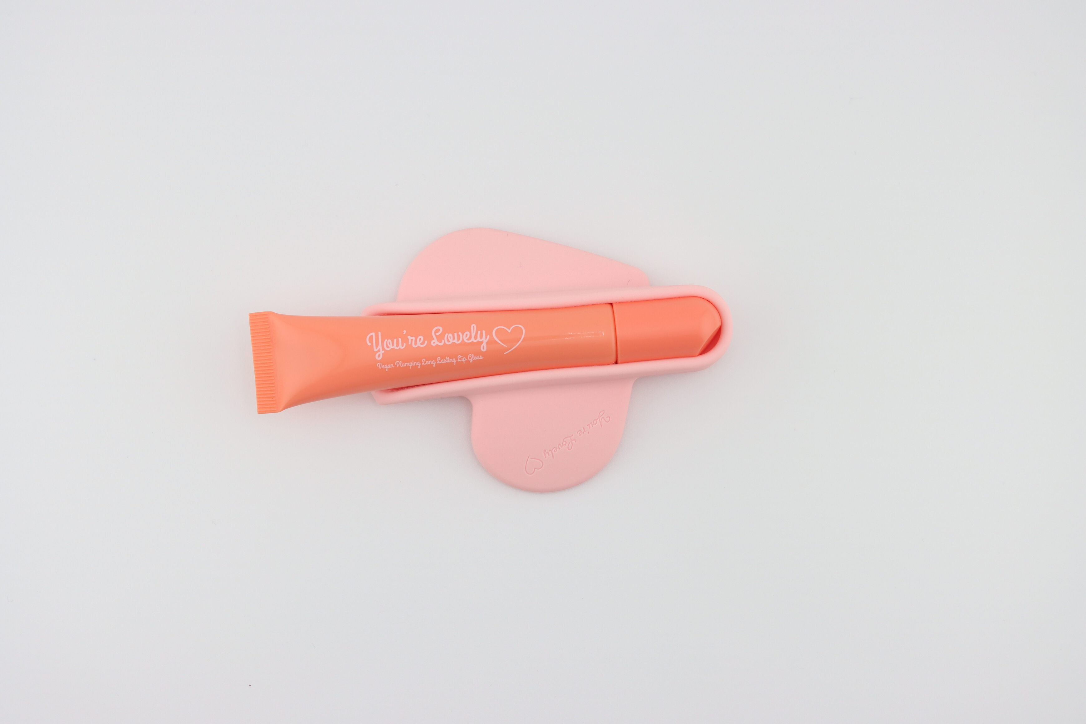Lip Gloss Heart Phone Case (Light Pink)