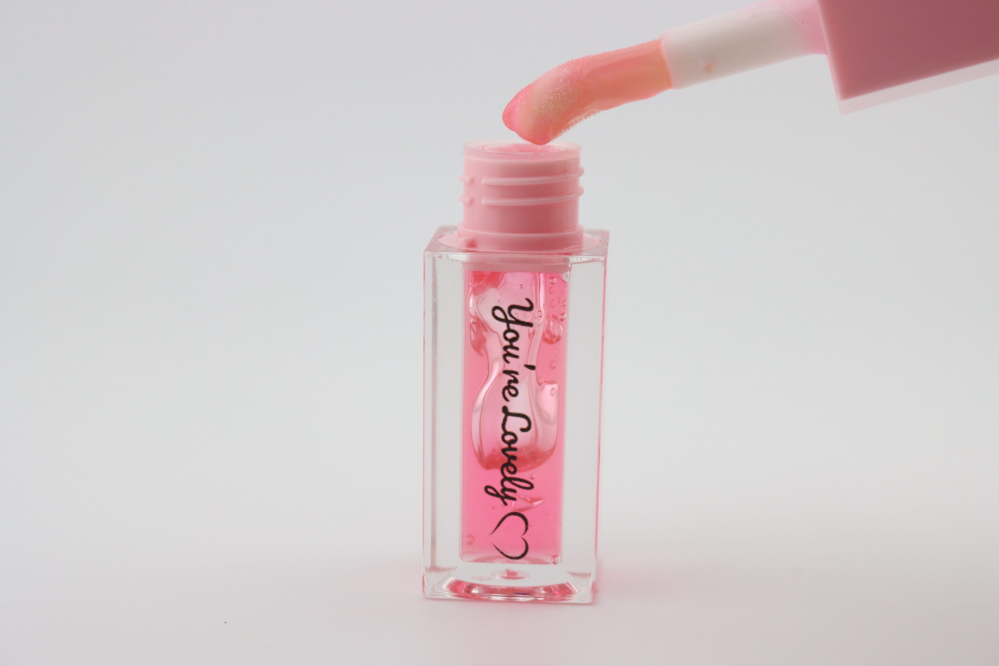 Raspberry Gloss & Carry on Chain