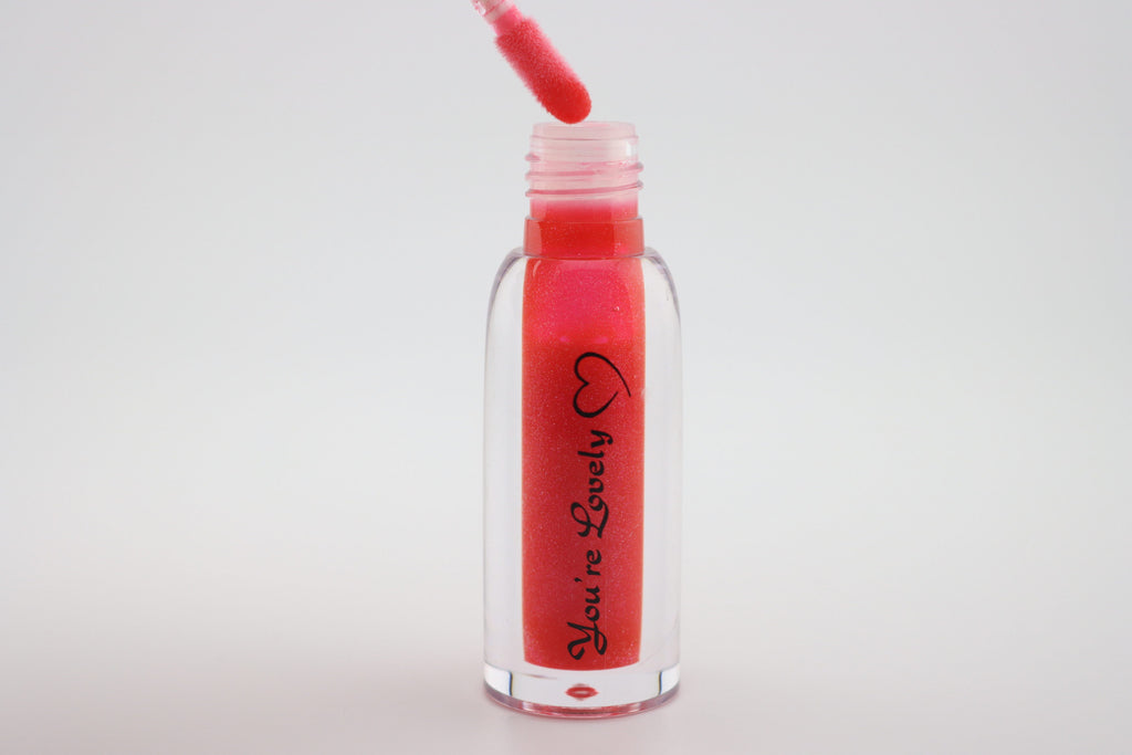 Candy Gloss - Fiery Red Shimmer Gloss