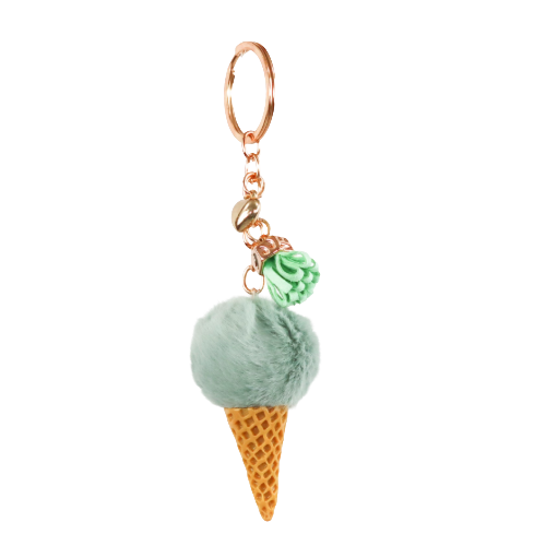 Lovely Ice cream Keychain - Green